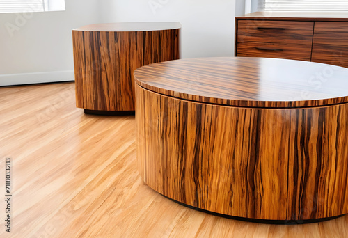 Modern wooden furniture wit...