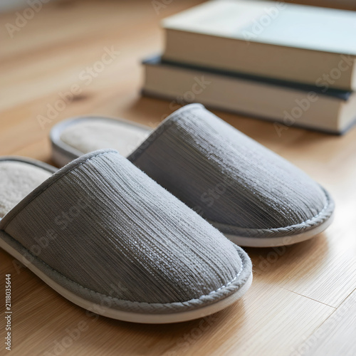 Pair of comfortable gray ho...