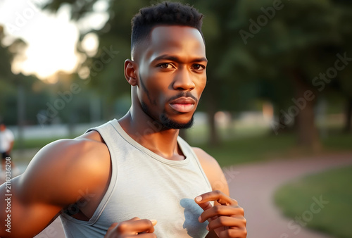 Young african american man ...
