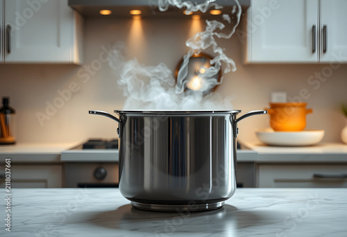 Stainless steel pot with st...