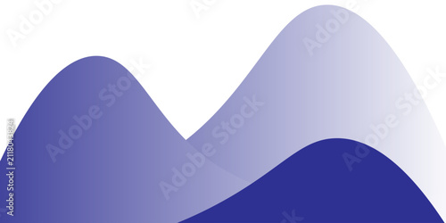 Modern Blue Wave Flowing Gradient Vector Background