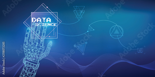 Obraz na płótnie Technology transformation: artificial intelligence, technology evolution