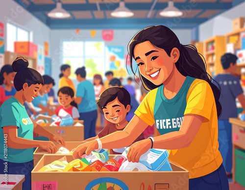 Empowering philanthropy with clear messaging, this image captures the essence of giving and collective action, inspiring viewers to lend a helping hand today.
