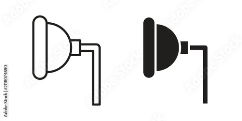 Foto Anesthesia icon editable pictograms collection