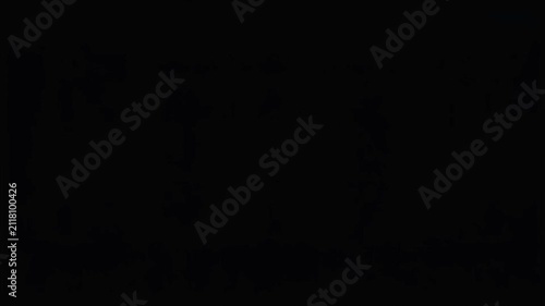 Animated pink neon rectangle with inner square animation on black background