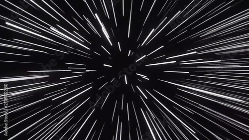 Warp speed abstract background