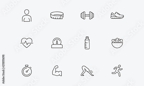 Fats icon set