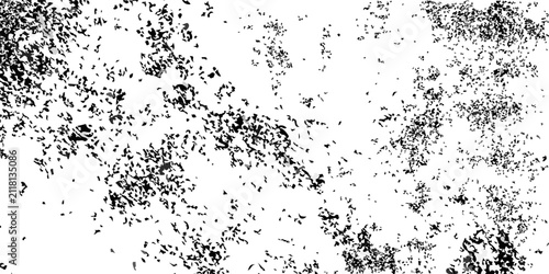 Grunge Dust Texture Distressed Grayscale Speckled Background With Vintage Film Noise eps10