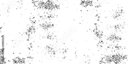 Grunge Distressed White Texture Background With Black Speckles, Scratches and Vintage Film Damage Effect