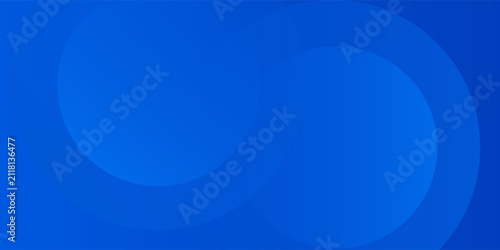 Blue gradient abstract circle shape background vector design