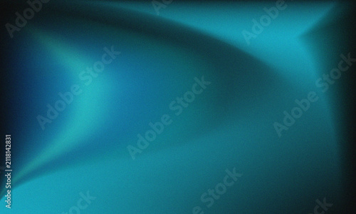 Abstract dark blue gradient background with grainy texture and soft flowing light waves