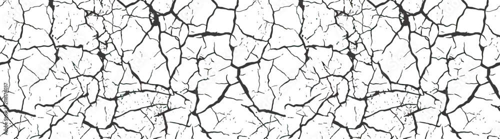Obraz premium Abstract Cracked Surface Texture Background