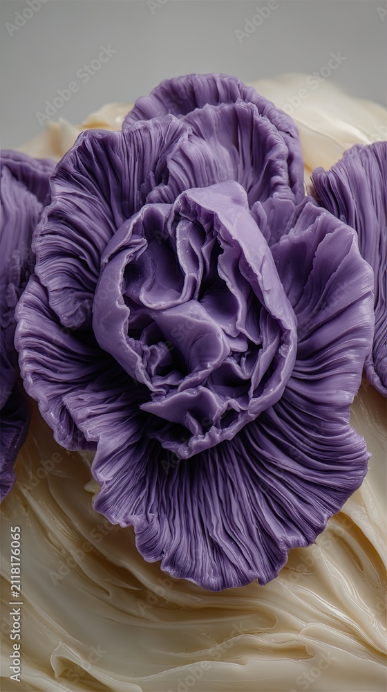 Fototapeta premium Unique Lavender Pastel Serenity unique, lavender, pastel, serene, Serene Lavender Floral Composition in Pastel Tones