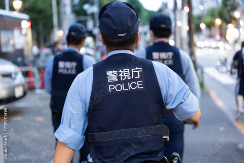 Quadro su tela 警察官