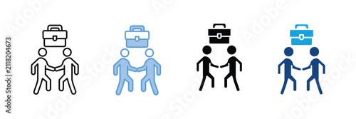 Business Icon Set Multiple Style Collection