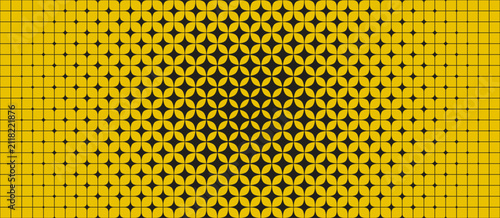 фотографія Sparkle grid radial gradient pattern