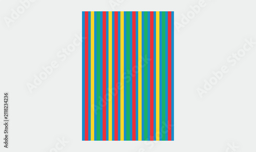 Colorful fabric straight pattern background design.