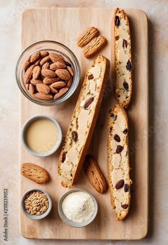 Almond biscotti with dried ...