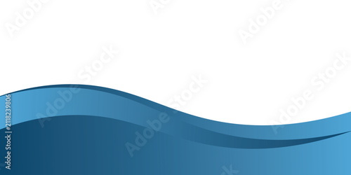 Blue curve line vector background overlap layer paper on white space for text and message design, modern design