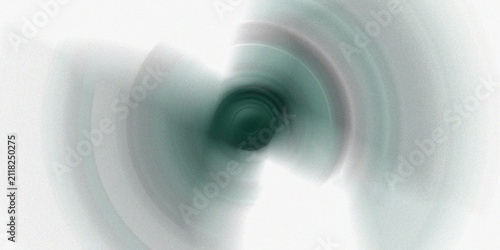 Fotografie Abstract circular motion background with cool blue tones radial blur effect