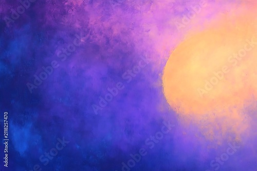 Sunrise through purple haze
