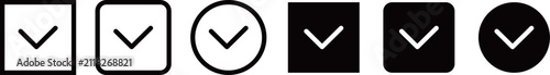 Konstfotografi チェック アイコン セット / Check Mark Icons – OK・完了・確認のシンボル