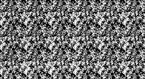 Bild auf Leinwand Magic eye stereogram png, abstract black and white pattern for stereoscopic vision