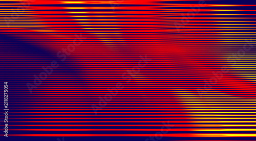 Bild auf Leinwand closely spaced horizontal striped with a visual composition full of rhythm and e