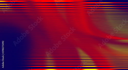 Bild auf Leinwand closely spaced horizontal striped with a visual composition full of rhythm and e