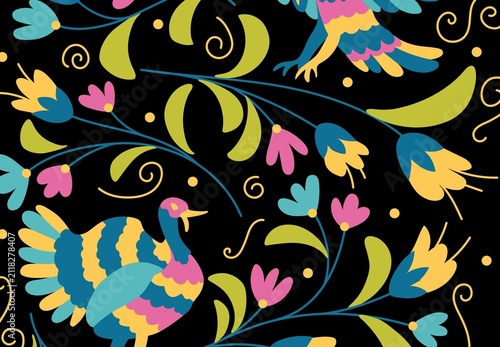 Textile spring flowers pattern. Floral pattern with small flowers in pink, yellow, cream tones. For spring, summer prints, packaging, cute stationery, kitchen decor, fabric design, isolated background