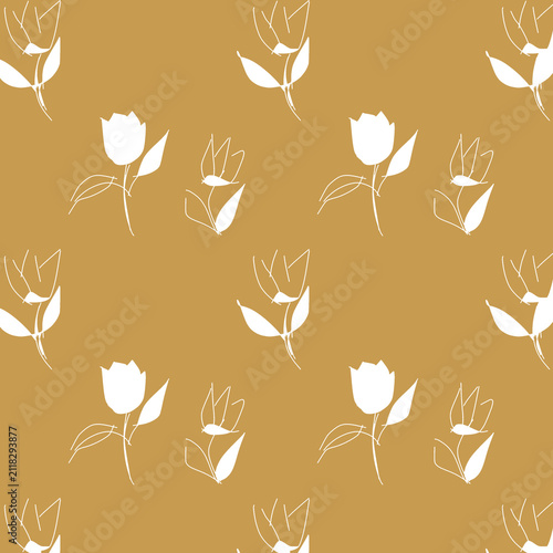 seamless pattern with flower