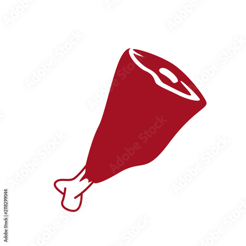 Roasted Beef Logo Icon
