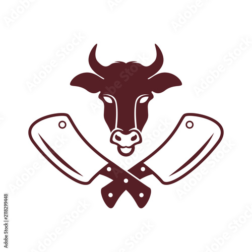 Roasted Beef Logo Icon