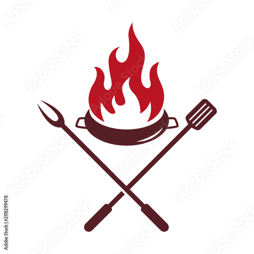 Roasted Beef Logo Icon