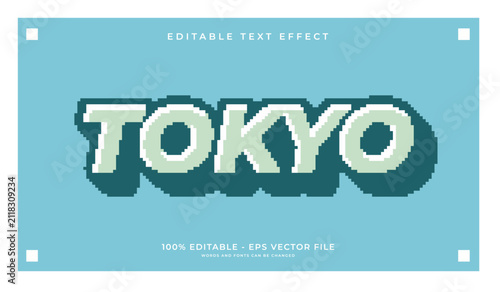 Pixel text effect