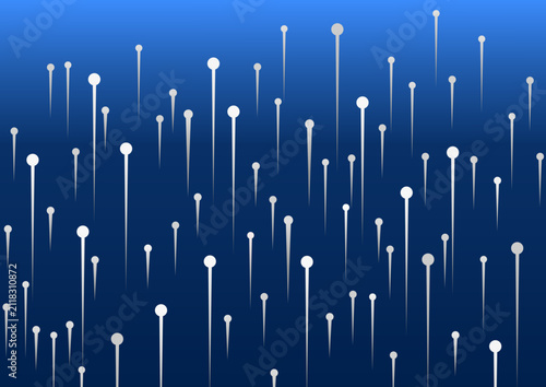 Abstract blue technology background Digital network communication concept with cyan and blue glowing lines background.