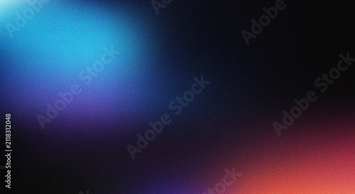 Abstract background featuring soft blue and red light leaks
