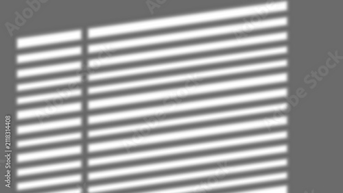Silhouette of A blinds shadows and light stripes
