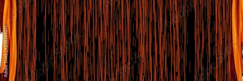 Abstract gold and black vertical light rays background