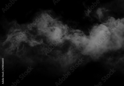 Foto Abstract fog cloud movement motion smoke texture backdrop isolated black background overlay design element aesthetic atmosphere mysterious wallpaper fantasy ethereal nature pattern misty