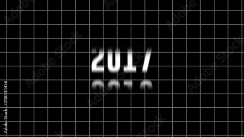 2000 to 2027 New Year Timeline, Dynamic Scrolling Year Counter Animation for Future and Era Progression