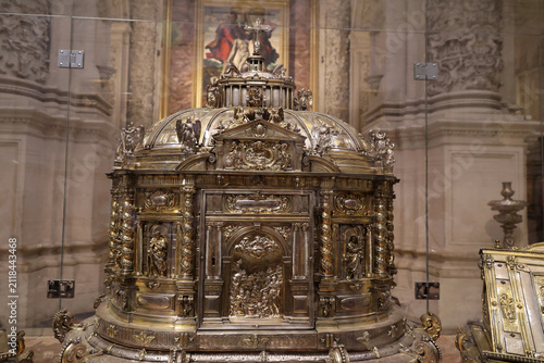 Tabernacle of the High Altar in the Cathedral of Seville, Andalusia, Spain