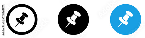 pinned item icon for saved content