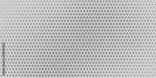 Black polka dots seamless pattern on Gray background. Halftone minimalist abstract wall in diagonal lines art 10