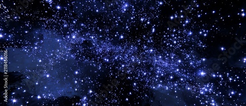 Enigmatic Starry Night - A Celestial Dance of Light and Shadow.