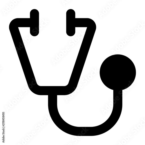 stethoscope icon for illustration