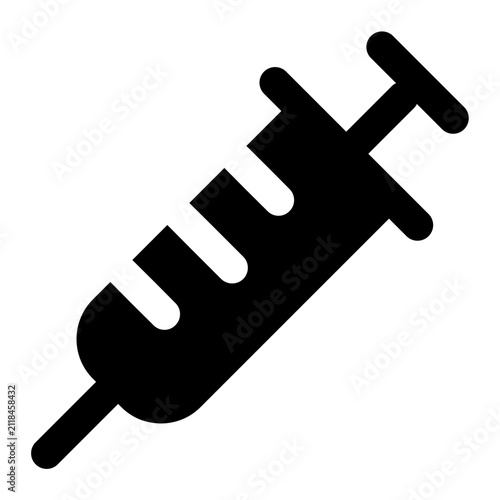 syringe icon for illustration