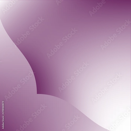Smooth purple and white curved gradient background.