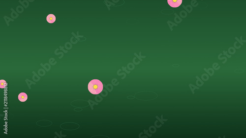 Floating pink and yellow glowing orbs in space