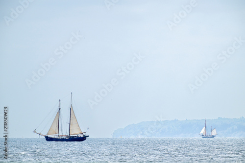 Traditionssegelschiff auf der Eckernförder Bucht, Schleswig-Holstein, Deutschland